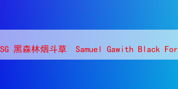 SG 黑森林烟斗草  Samuel Gawith Black Forest